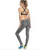 High Waist Sexy Gym Sport Elastic Gray Leggings Workout Pants