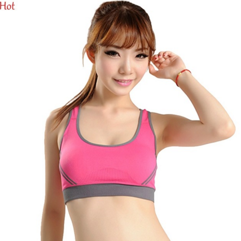 Women Gym Wear Tank Tops Jogging Sports Blockout Bra